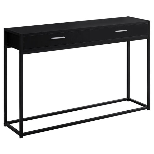 Adair Black 12-Inch Console Table, image 1